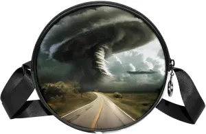 Women's Crossbody Handbags, Travel Purse, tree and tornado