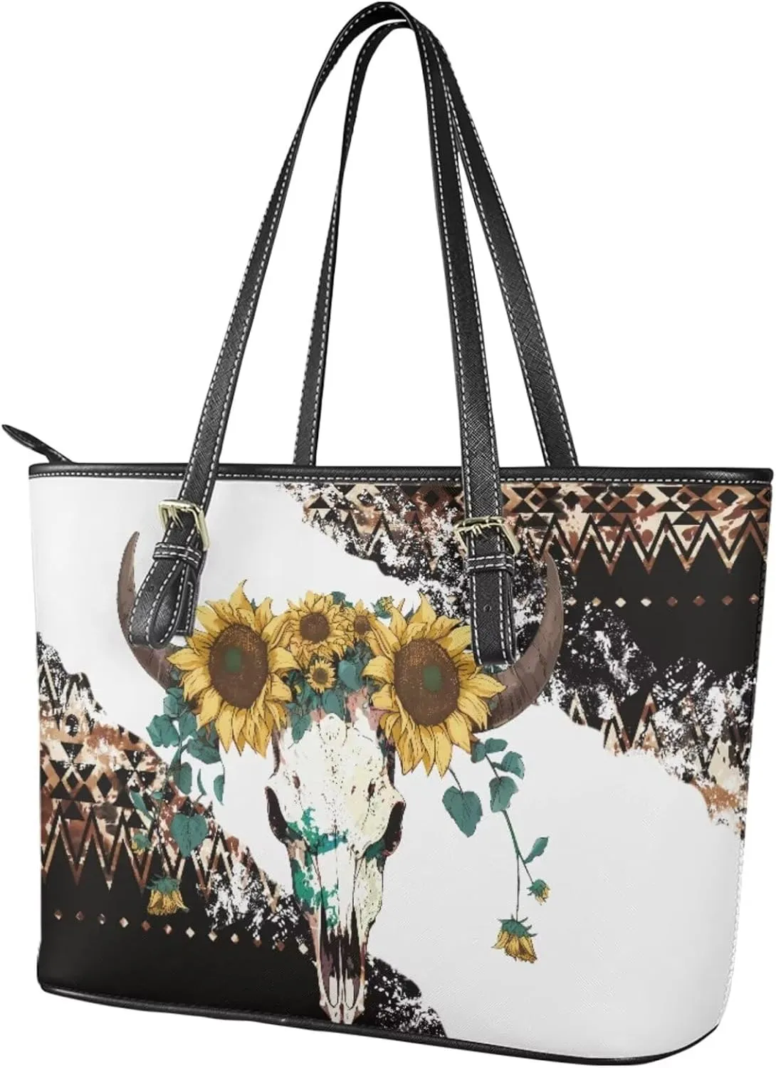 Women's Handbag Makeup Bag and Wallet Set of 3 Pack Tote Bags Purse for Beach, Work, Office