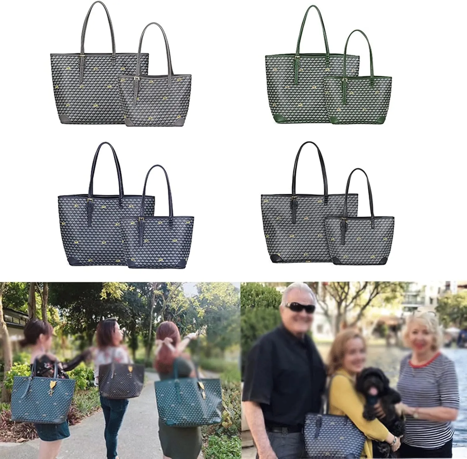 Women's Handbags Tote Bags for Women Large Capacity Female Shoulder Bags PU Leather Ladies Handbags(A,Large)