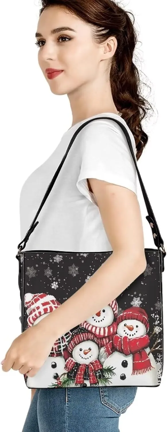 Womens Hobo Bags Large Capacity Tote Shoulder Purse PU Leather Work Tote Bag