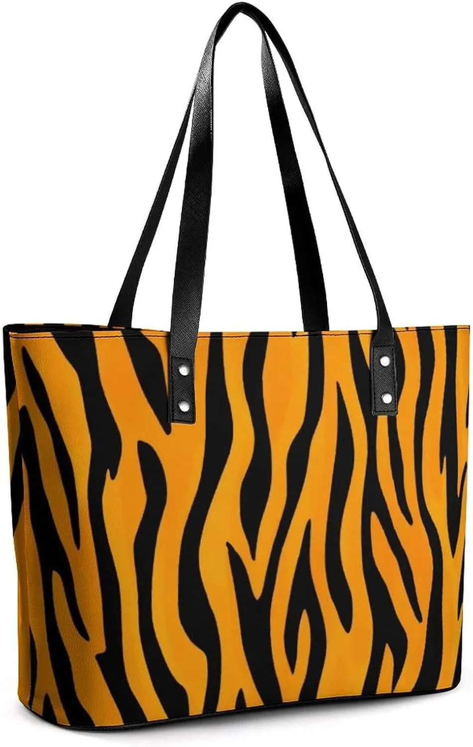 Women's Portable Tote Bag Trendy Modern Leather Handbag For Work Weekend
