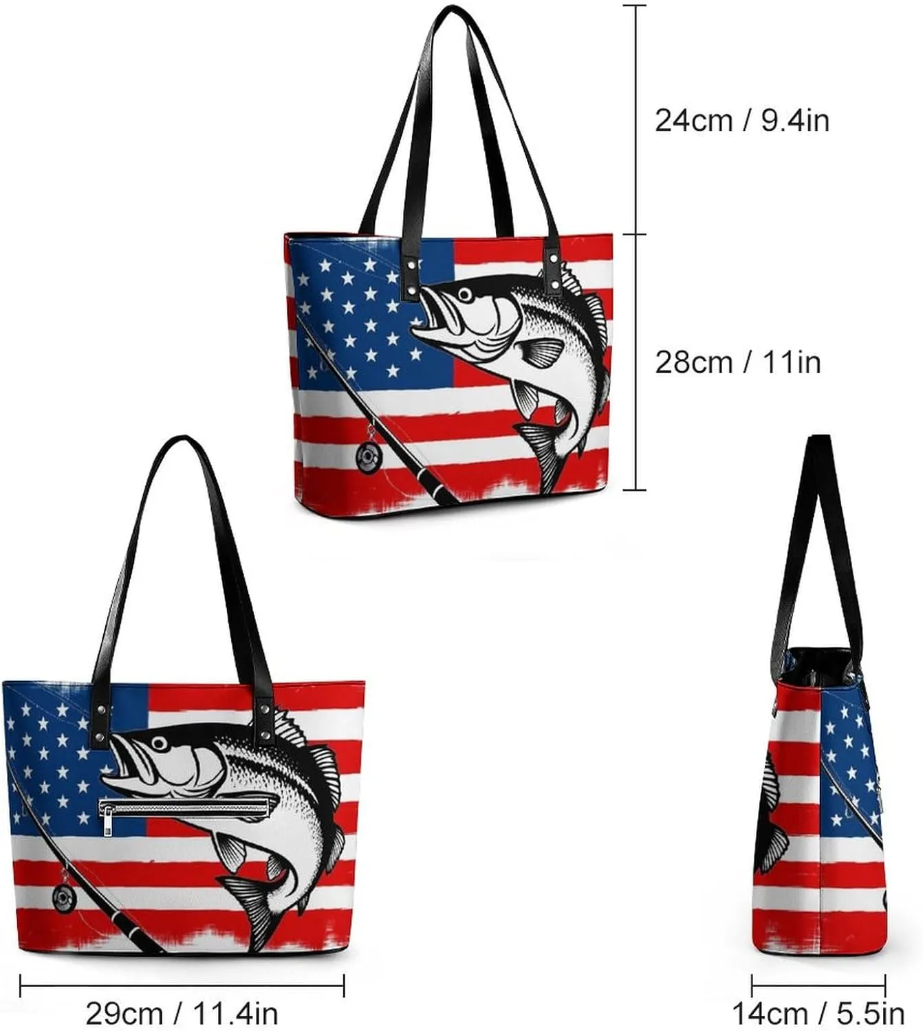 Women's Portable Tote Bag Trendy Modern Leather Handbag For Work Weekend