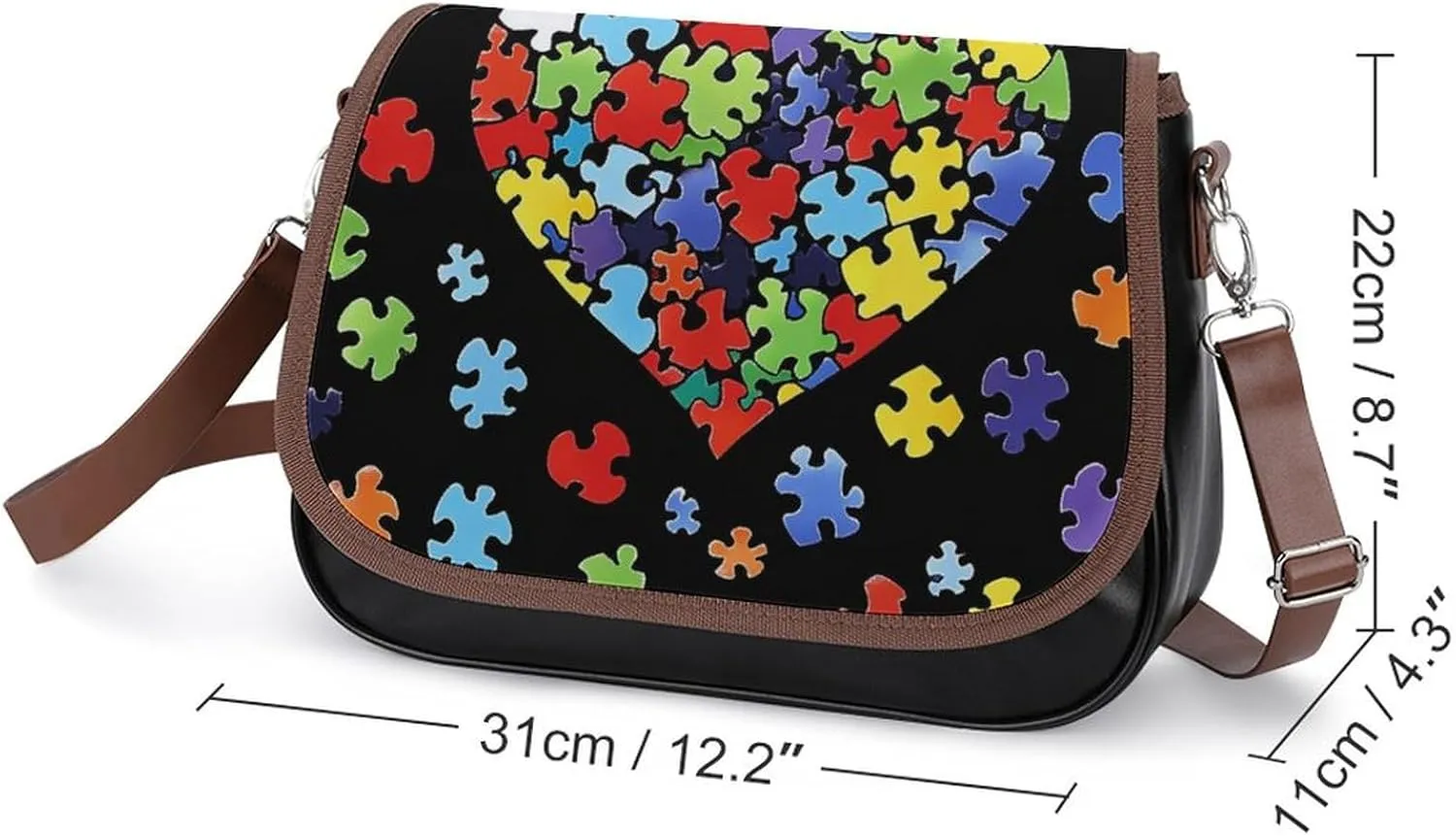 Womens PU Leather Crossbody Bag Lightweight Cellphone Purse Handbags with Adjustable Strap