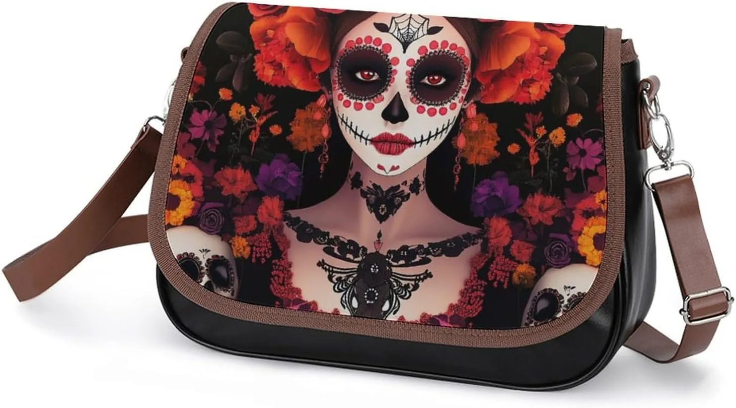 Womens Small Crossbody Purse with Adjustable Strap, Pu Leather Shoulder Bags for Travel Work
