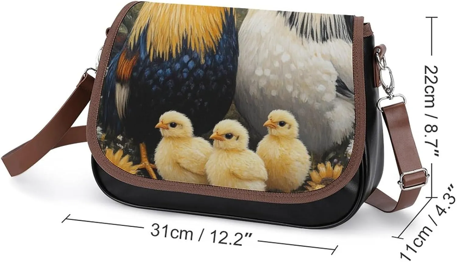 Womens Small Crossbody Purse with Adjustable Strap, Pu Leather Shoulder Bags for Travel Work