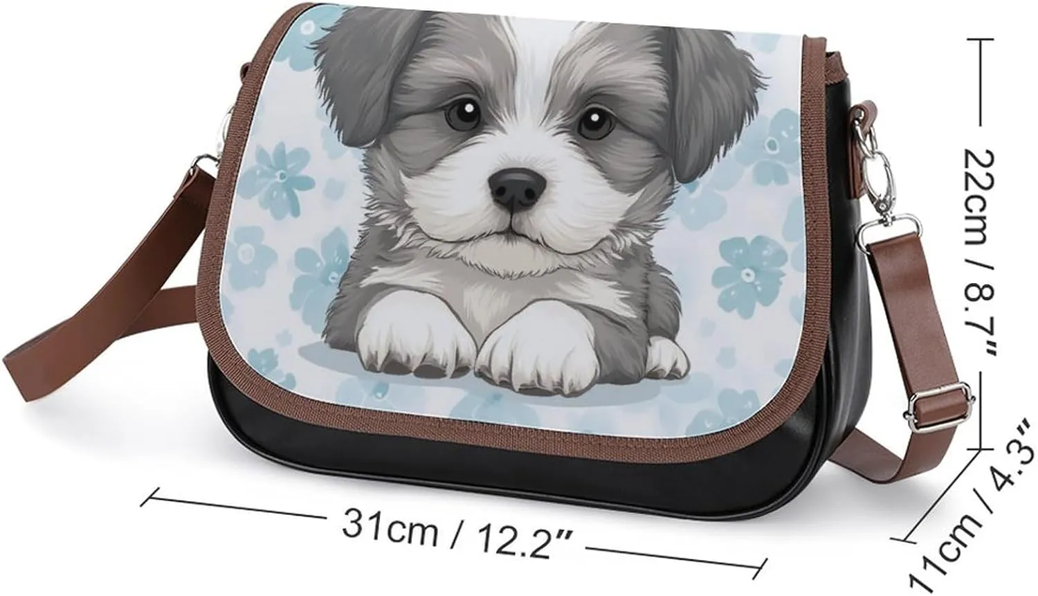 Womens Small Crossbody Purse with Adjustable Strap, Pu Leather Shoulder Bags for Travel Work