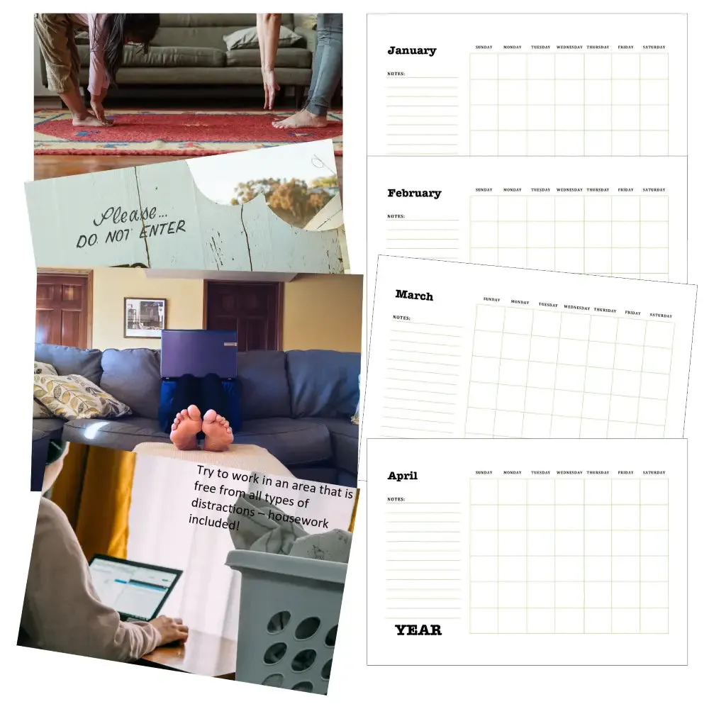 Work at Home Calendar PLR