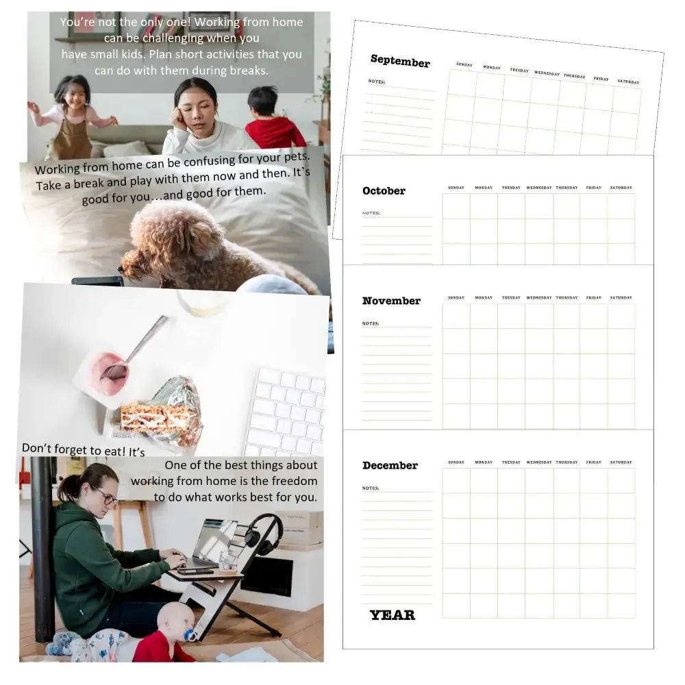 Work at Home Calendar PLR
