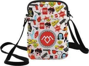 WZMPA Laura Palmer Crossbody Bag Dale Cooper Fans Gift Owl Cave Adjustable Strap Bag Laura Palmer Merchandise