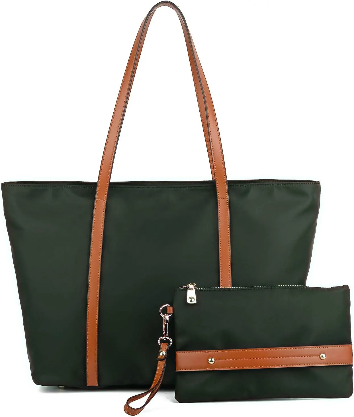 YALUXE Women's Nylon Tote Bags Large Capacity Shoulder Bags Work Handbags Purses