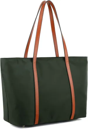 YALUXE Women's Nylon Tote Bags Large Capacity Shoulder Bags Work Handbags Purses