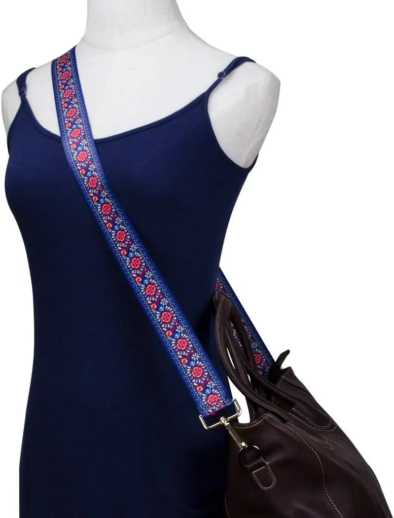 ZANQANO Crossbody Strap for Purses Replacement Adjustable Guitar Multicolor Style Handbag Straps