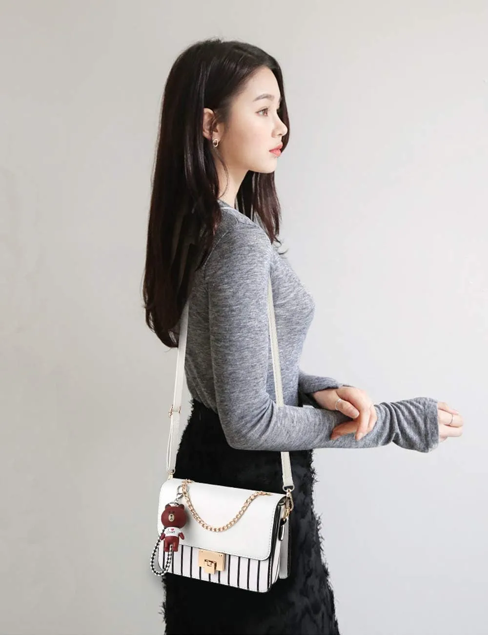 zhongningyifeng Crossbody Bag Shoulder Bag for Women Leather Small Purses Handbags Fashion